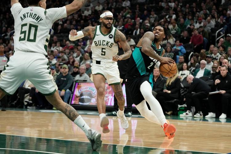 Trail Blazers Bucks Basketball