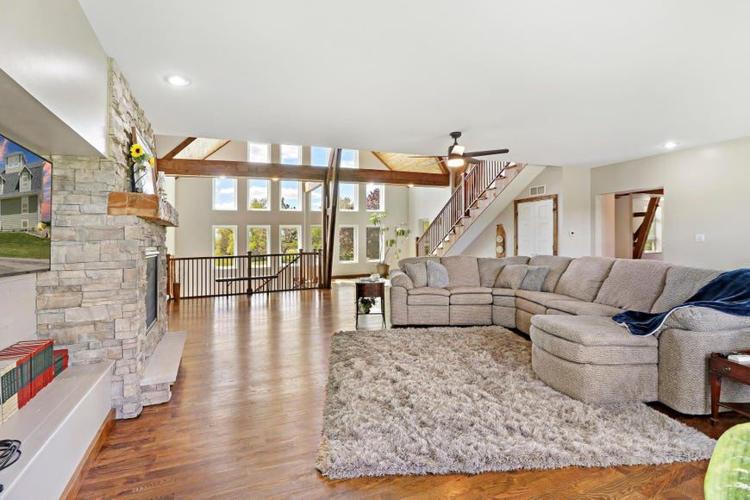 The luxurious living room