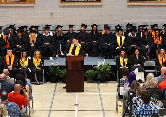 Williams Bay Student Council Treasurer announces the Class of 2023's class gift