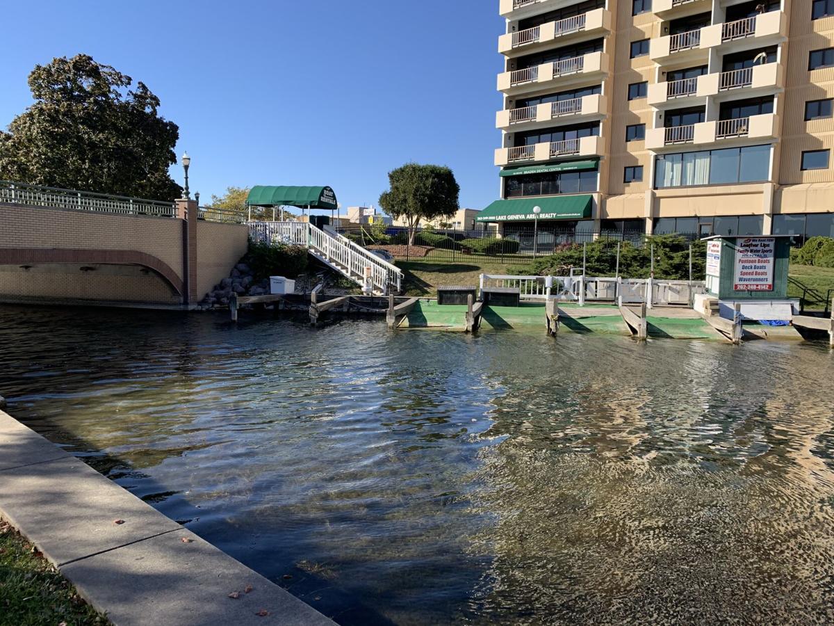 Lake Geneva officials are debating whether to install a new pier system in the lagoon and whether to dredge the lagoon