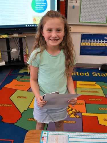 Josie Cubert, first place statewide winner, Wisconsin Rural Water Association poster contest