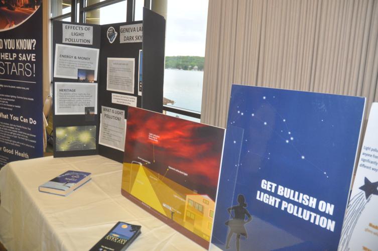 The Geneva Lake Astrophysics STEAM star party featured several informational booths and hands-on activities