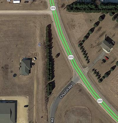 Highway 89 and Church Road