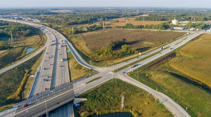 The site of the proposed future Buc-ee’s travel center south of West Elm Road and east of South 27th Street, just west of the Interstate 94 in Oak Creek, Wisconsin on Oct. 3, 2025.