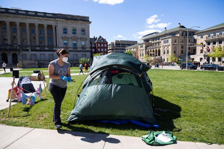 Library Mall encampment 4