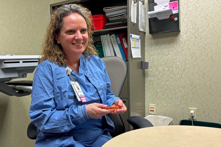 Dyana shows new wristband