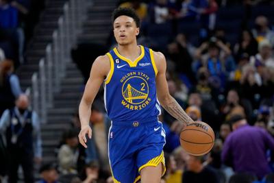 Ryan Rollins with Warriors, AP generic file photo