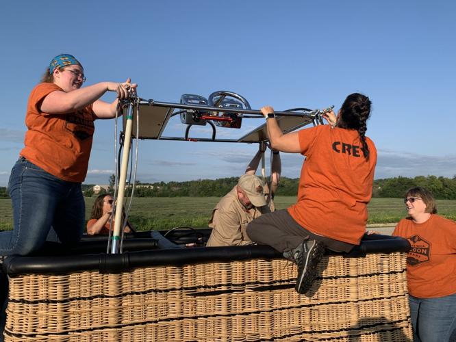 The crew and the basket