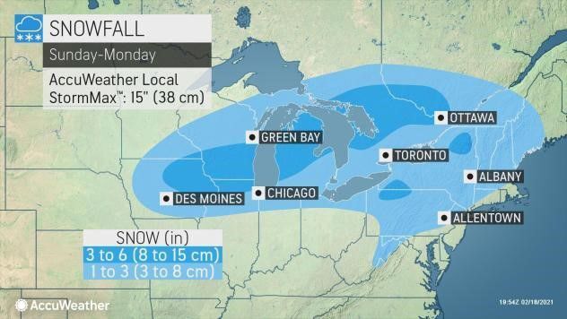 Snow Sun-Mon by AccuWeather