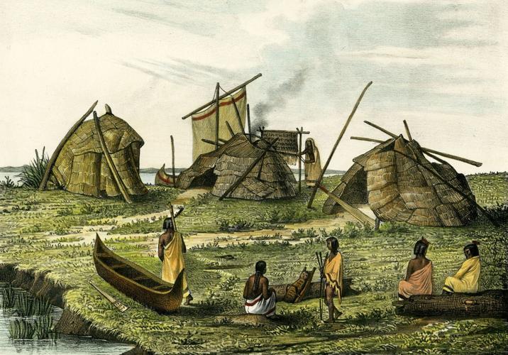 Menominee village