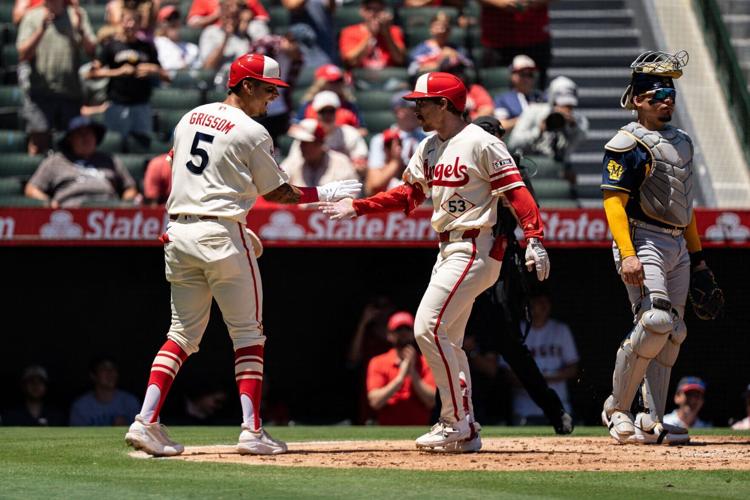 BASEBALL-MLB-LAA-MIL/