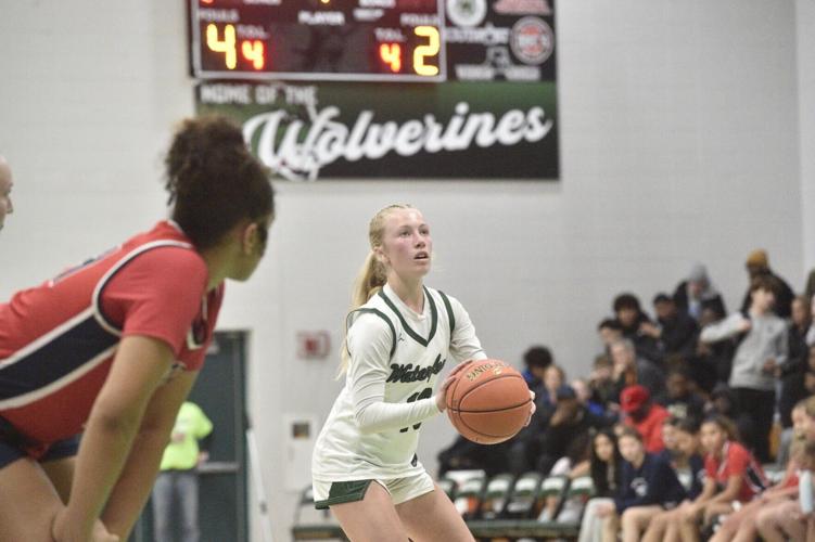 Addison Butalla shoots free throw