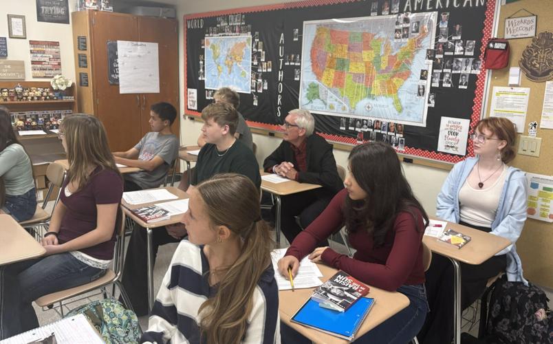 Evers visits Tremper High School
