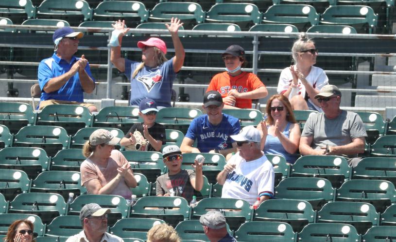 Toronto Blue Jays take on the Houston Astros in game three of a three game home stands