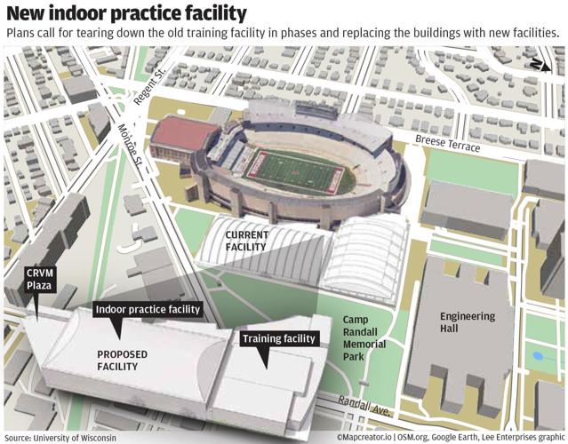 Wisconsin football's proposed indoor practice facility
