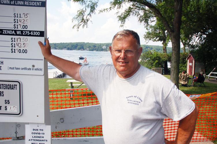 Chuck Krause town of Linn harbormaster
