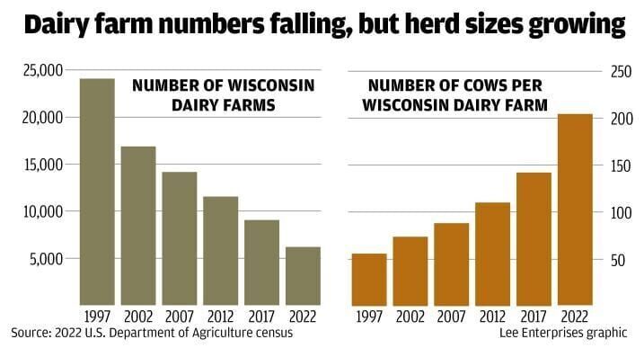Dairy farm numbers