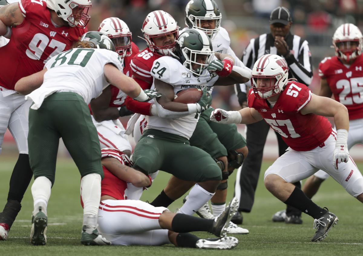 Zack Baun  UW vs. Michigan State