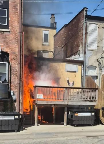 Monroe fire 1, Gail Myers Jr. photo
