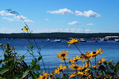 Geneva Lake as seen from Edgewater Park in downtown Williams Bay