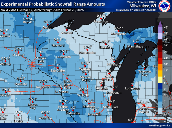 NWS snow potential 3-16-17-26