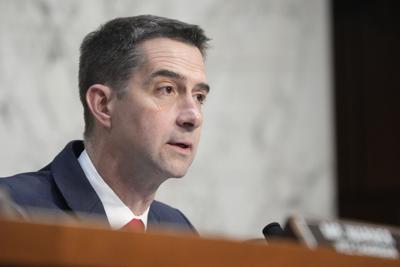 Mar 18, 2026; Washington, DC, USA; Chairman Sen. Tom Cotton (R-AR) speaks during a Senate Intelligence Committee hearing on worldwide threats to U.S. national security in Washington, DC, on March 18, 2026.