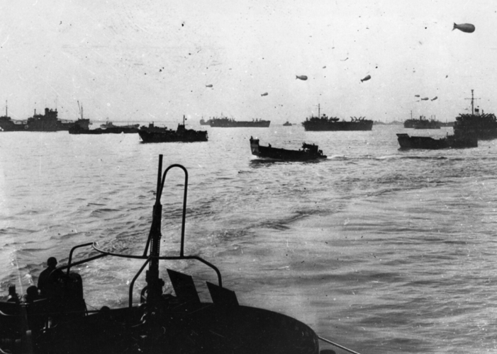 D-Day involved nearly 7,000 Allied ships...