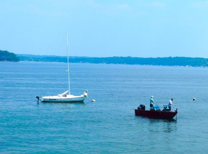 Fishing on Geneva Lake