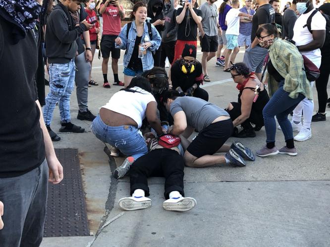 Madison protest turns destructive