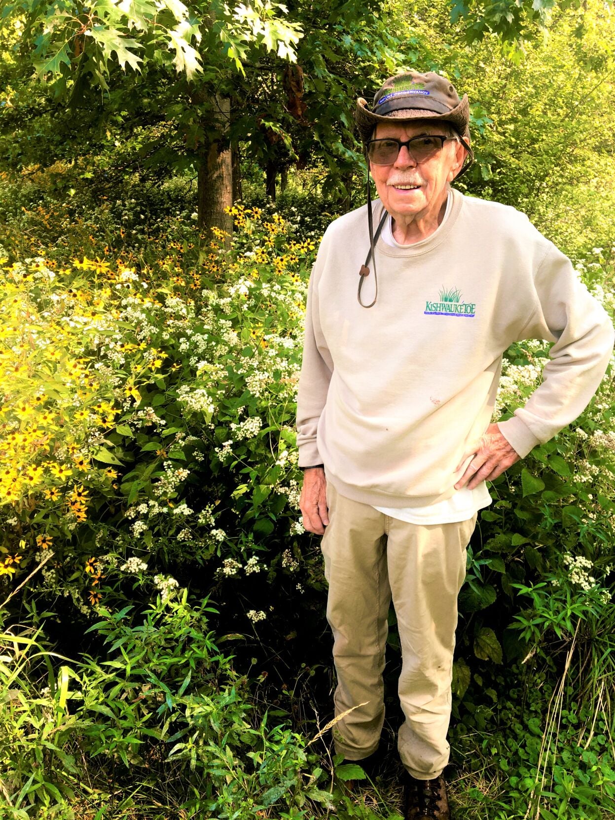 Kishwauketo Nature Conservancy founder and chairman Harold Friestad