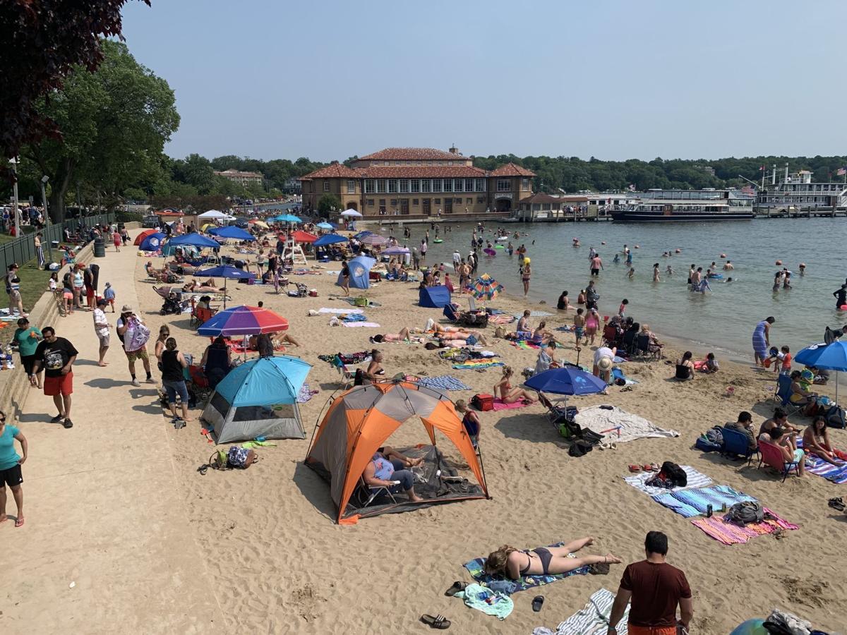 July 3, 2021 at Lake Geneva's Riviera Beach