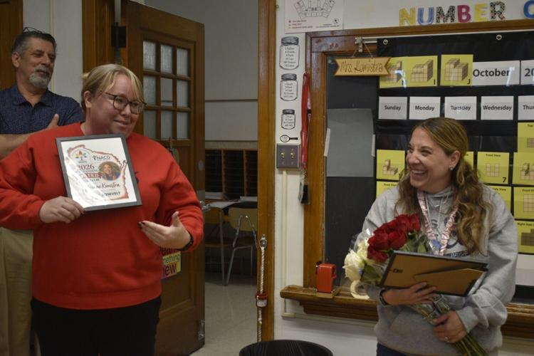 Brenna Komistra honored as outstanding educator