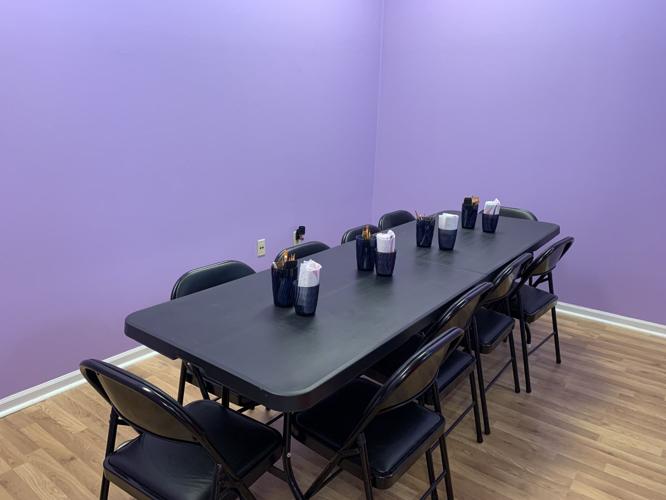 Creative Forces Art Studio offers a party room that is available for birthday parties, corporate events and bachelorette parties
