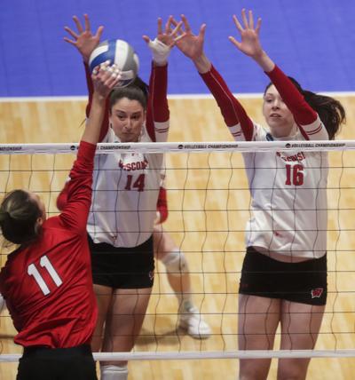 Wisconsin vs. Nebraska - NCAA volleyball tournament