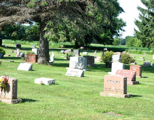 The St. Francis de Sales Cemetery Committee has restored several gravestones