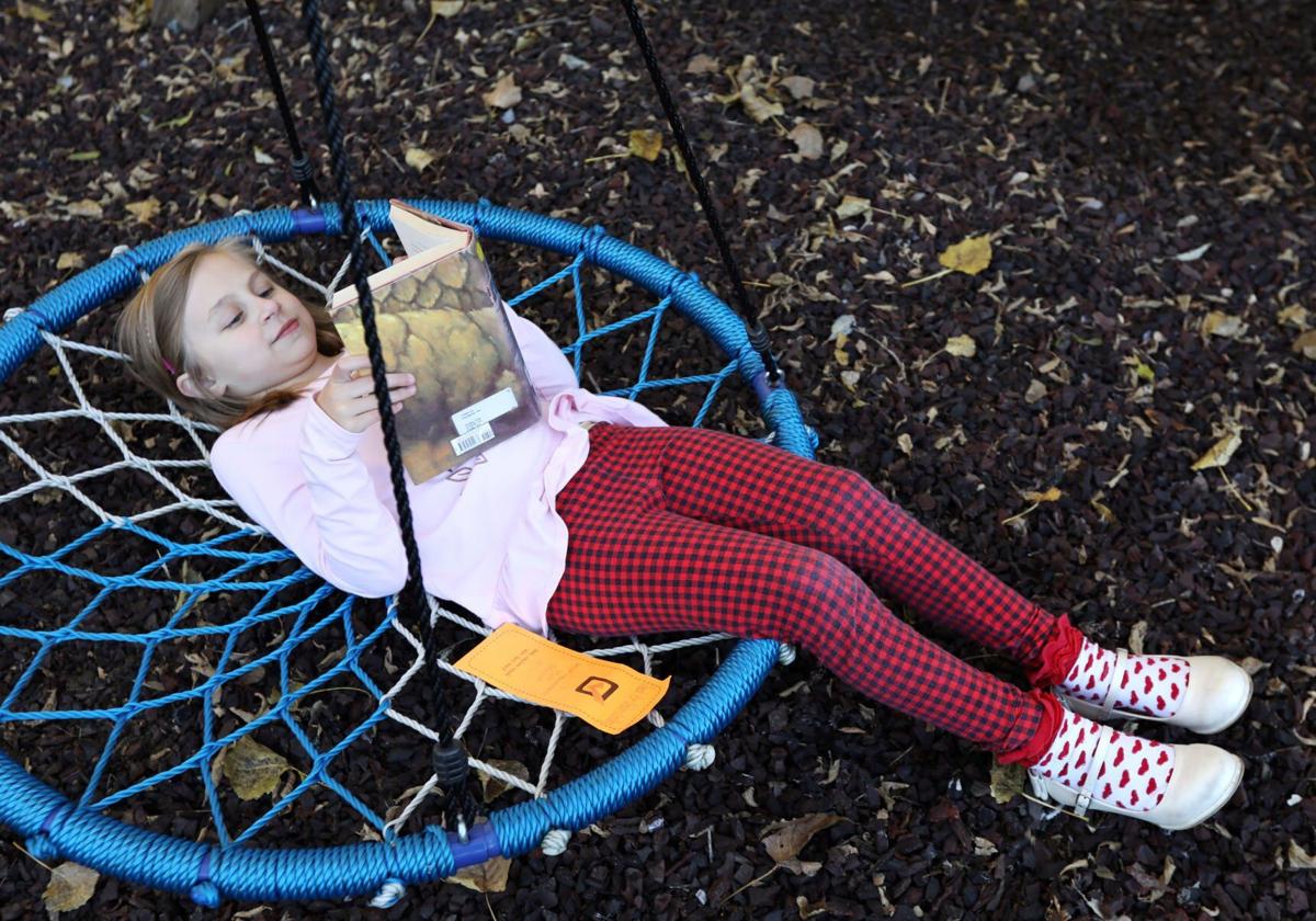 Claire reading