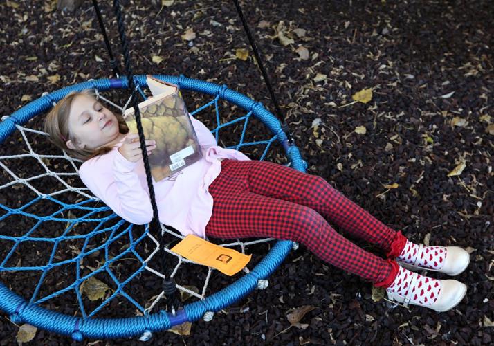Claire reading