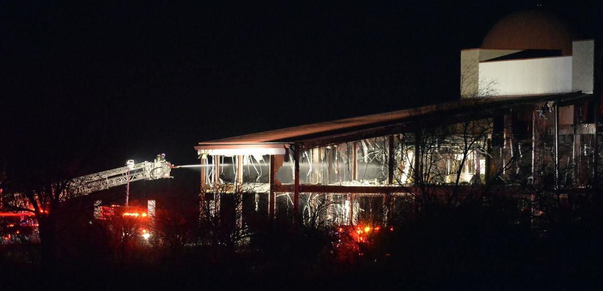 Arson suspected in Kenosha dog track blaza