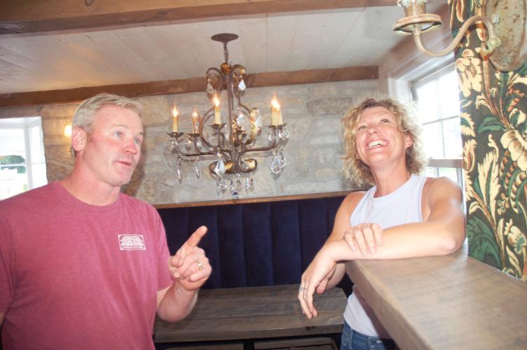 Seth Hanson and Emily Krauklis of Heritage Beam & Board