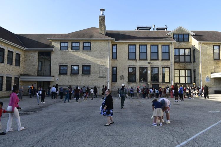 Frank Elementary School first day