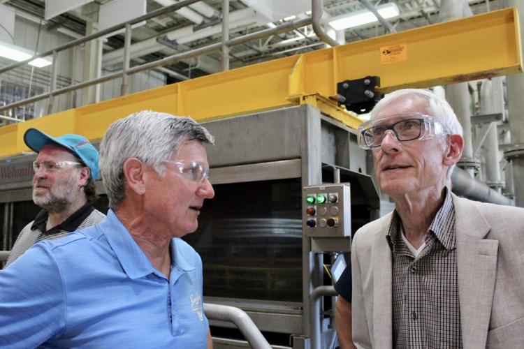 Dick Leinenkugel and Gov. Evers