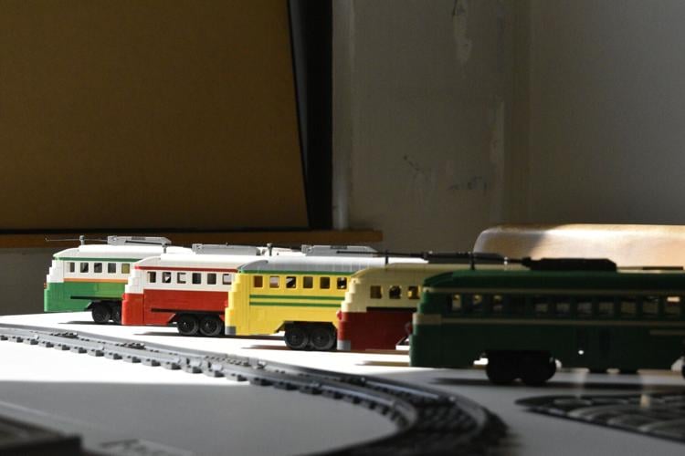 Lego Streetcars from Streetcar Day 2022