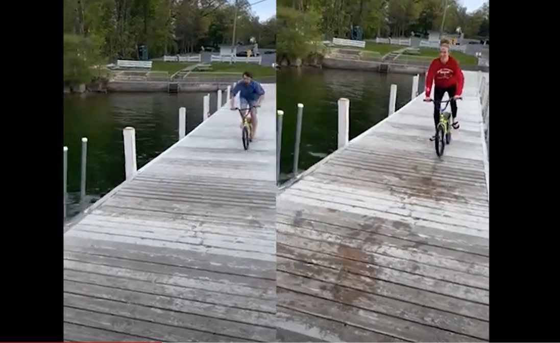 Biking video