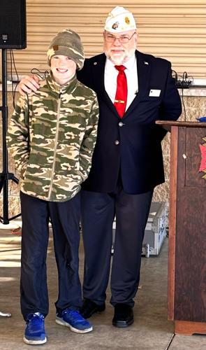 2024 VFW Post 2373 Patriot's Pen essay contest winner Reid Bensheimer