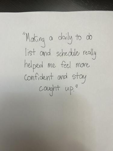 Abby Henriksen handwritten advice