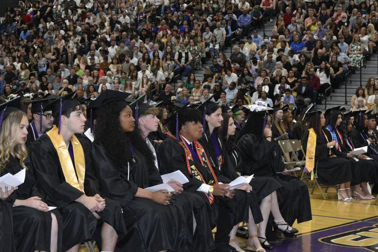 ITHSA graduates listen during ceremony