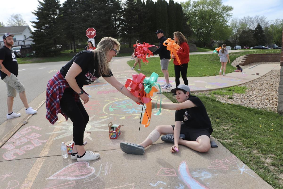 Mount Horeb Middle School art gathering