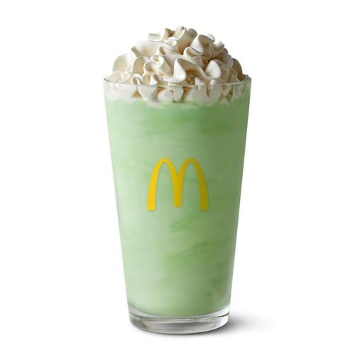 McDonald's Shamrock Shake is back on the menu.