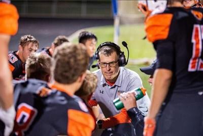 Verona assistant coach Scott Cramer