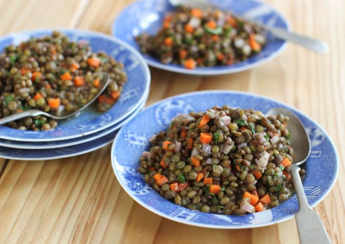 Food American Table Lentil Salad